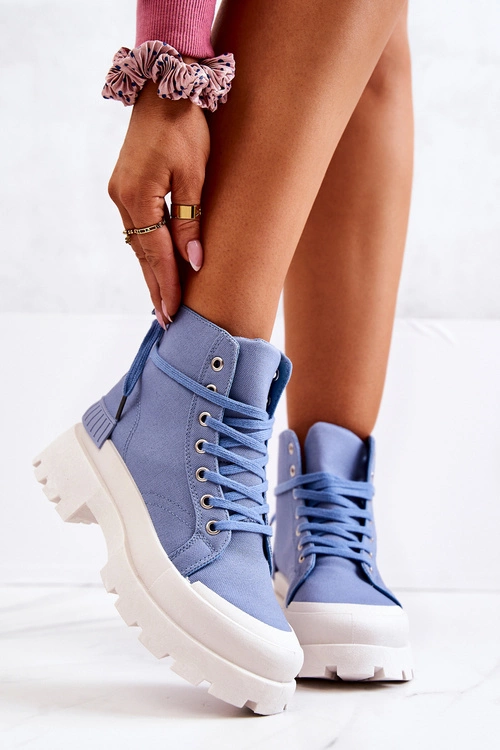 Trapery Wiązane Niebieskie Faithfull