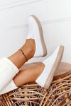 Espadryle Na Plecionej Podeszwie Big Star DD274015 Białe