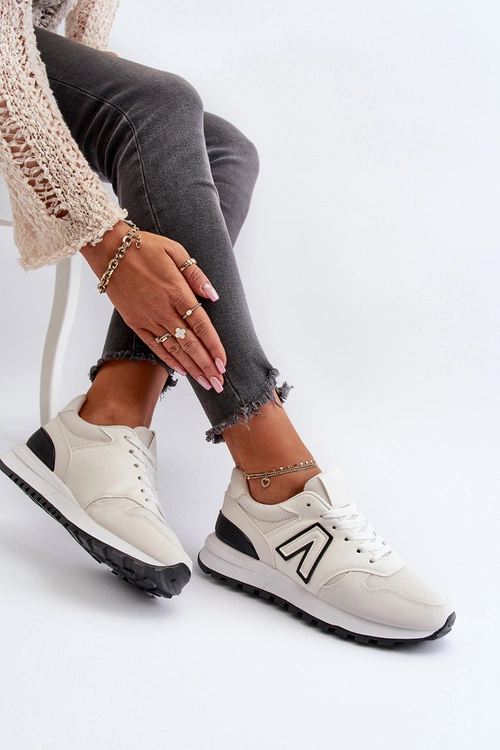 Damskie Sneakersy Buty Sportowe Białe Daisee