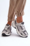 Buty Sportowe Sneakersy Damskie Szare Kildia