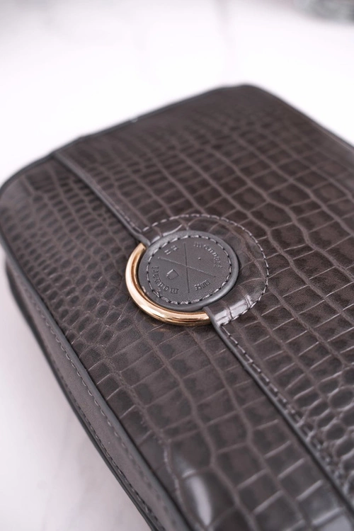 Mała Torebka Damska Listonoszka MONNARI BAG7480-019 Szara