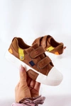 Dziecięce Trampki Na Rzepy Big Star II374017 Camel