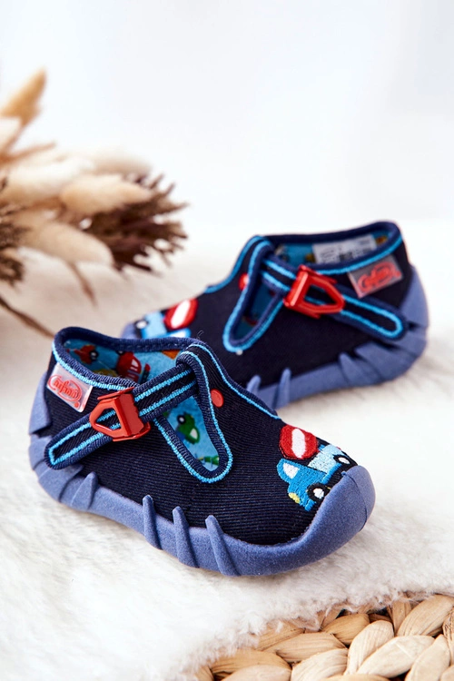 Buty Papcie Befado Betoniarka 110P385 Granatowe