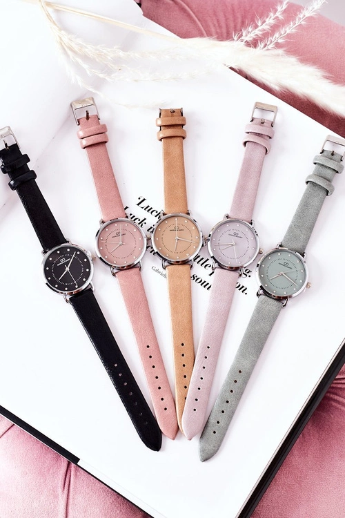 Zegarek Na Skórzanym Pasku Giorgio&Dario Szary