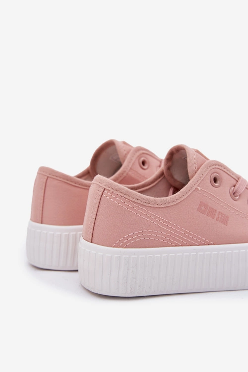 Trampki Dziecięce Sznurowane Big Star RR374011 Różowe