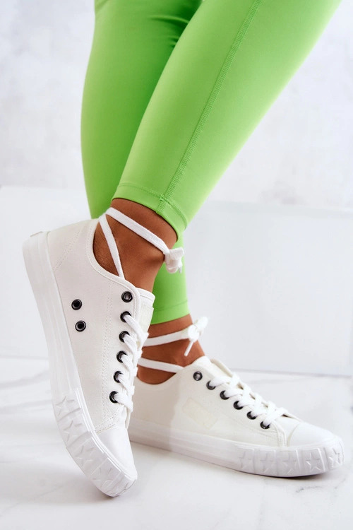 Klasyczne Damskie Trampki BIG STAR JJ274493 Białe