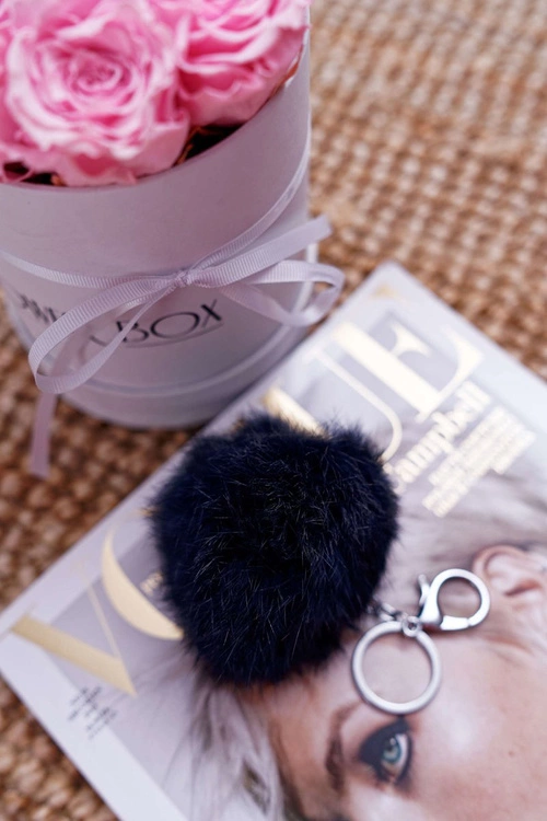 Duży Brelok Granatowa Zawieszka do Torebki 