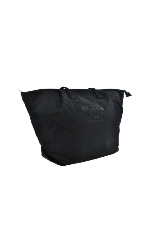 Materiałowa Duża Torba Big Star NN574049 Czarna