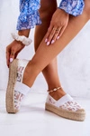 Damskie Wsuwane Espadryle Białe Berkaley