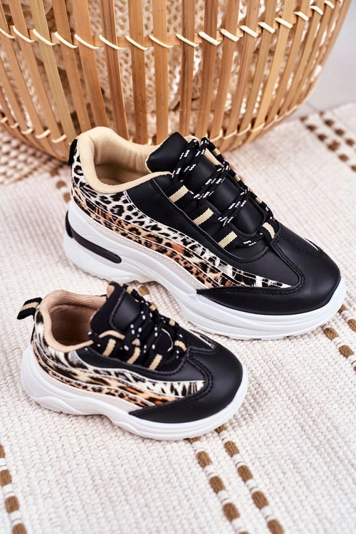 Sportowe Buty Dziecięce Czarne Dante