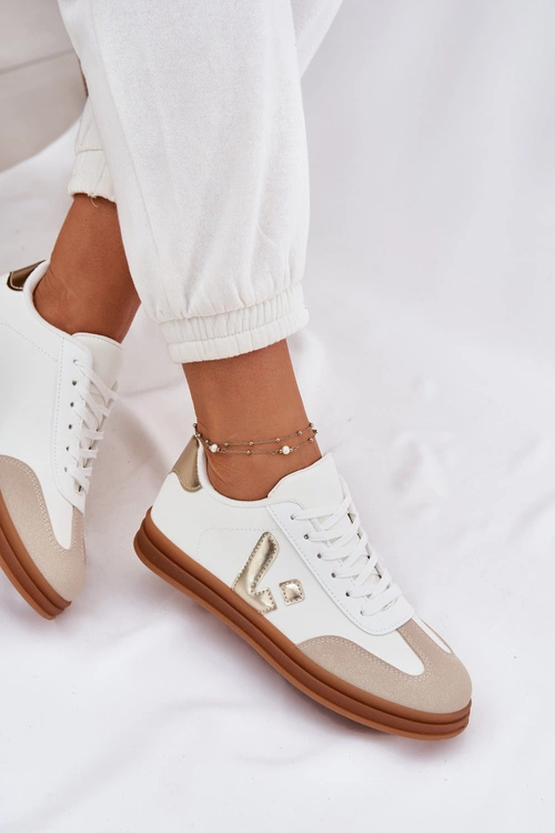 Sneakersy Damskie Eko Skórzane Białe Micca