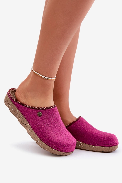 Obuwie Domowe Kapcie Damskie Inblu ED000018 Fuksja