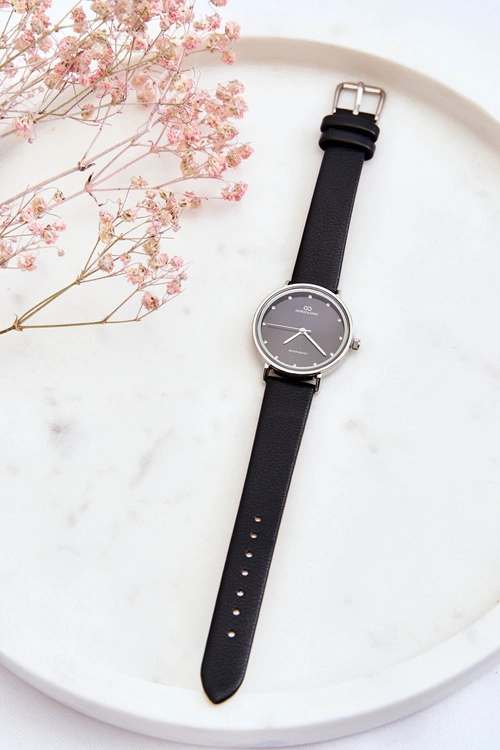 Damski Wodoodporny Analogowy Zegarek Giorgio&Dario Czarny