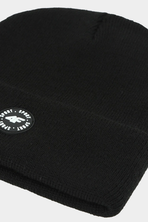 Dziecięca Czapka Zimowa 4F 4FJWAW24ACAPU444-21S Czarna