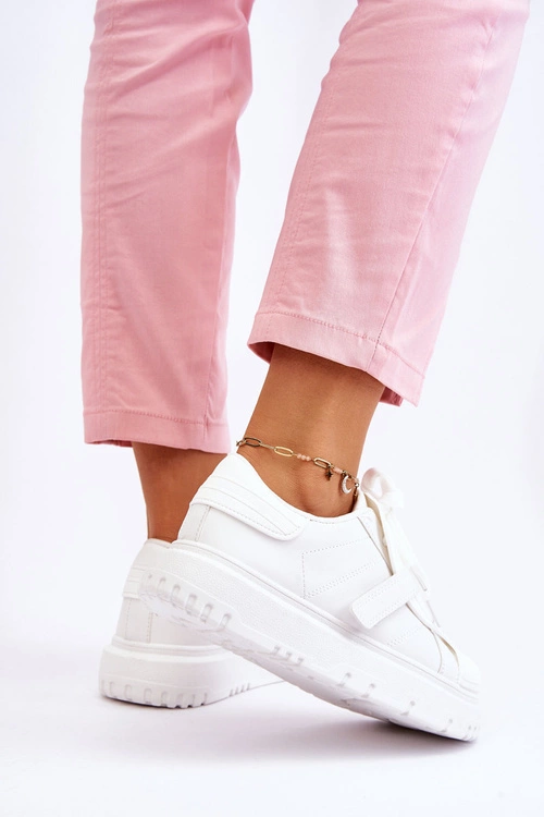 Damskie Modne Sportowe Buty Białe Genesis