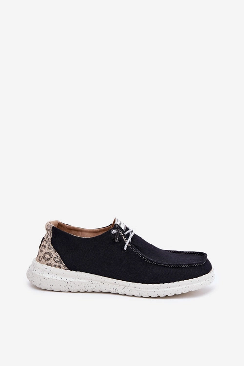 Lekkie Materiałowe Półbuty Damskie McKeylor 96116 Czarne