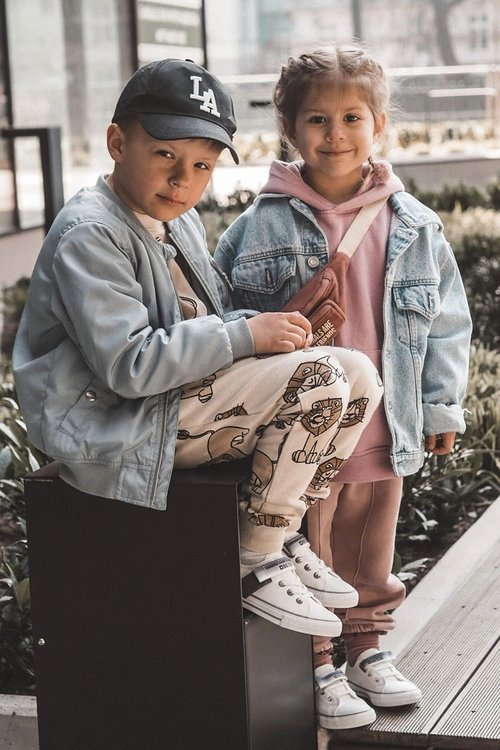 Dziecięce Niskie Trampki BIG STAR JJ374070 Białe