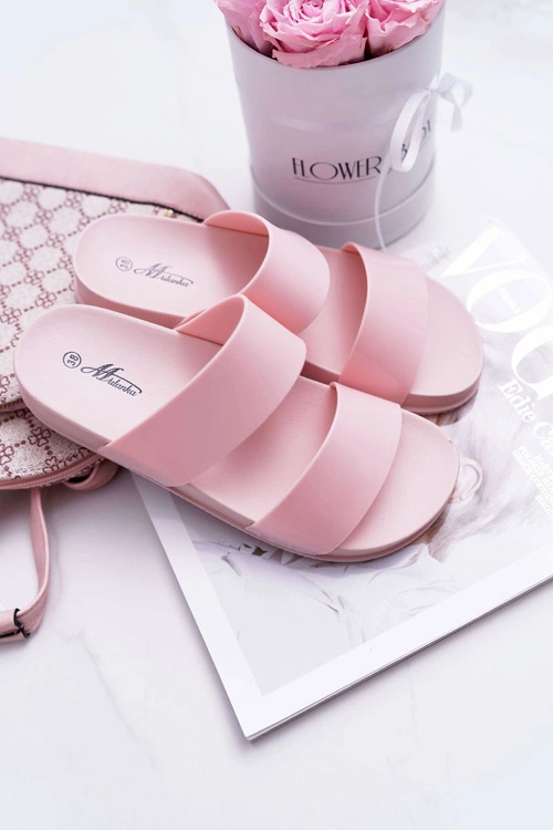 Damskie Klapki Różowe Viane