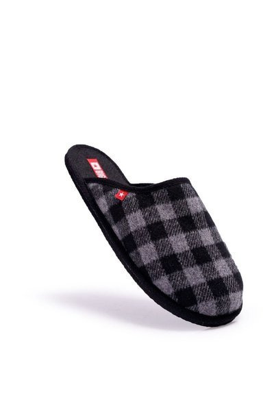 Papcie Męskie Domowe Big Star Szare EE176002