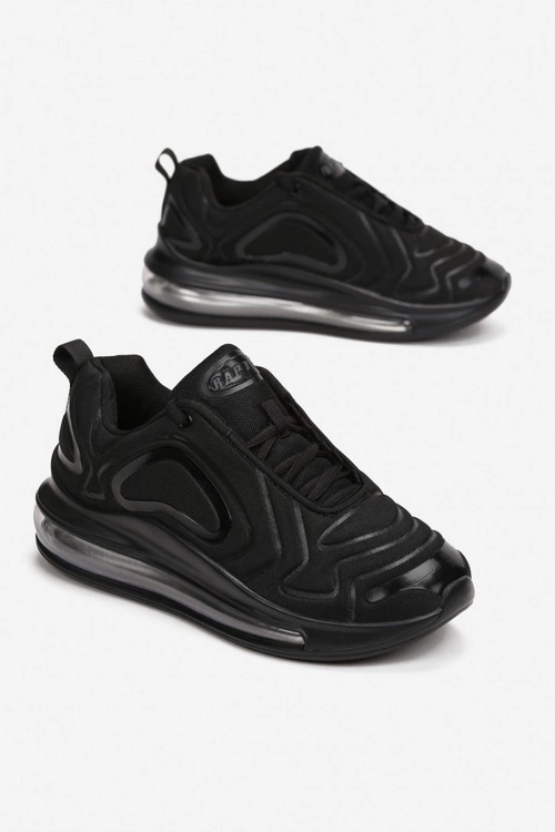 Damskie Sportowe Buty Sneakersy Czarne Rapter