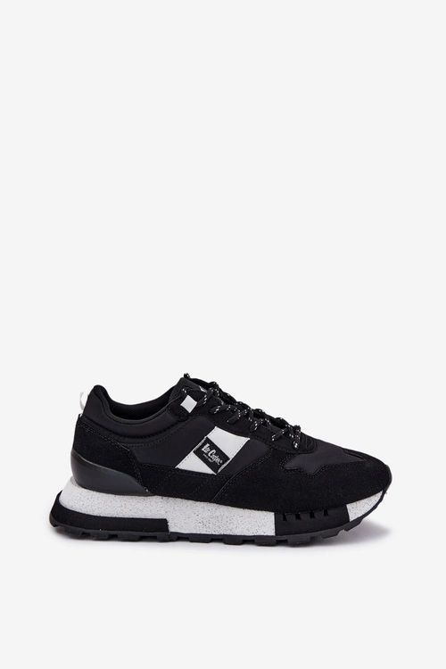 Sneakersy Męskie Na Platformie Lee Cooper LCJ-25-03-3378M Czarne