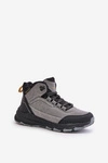 Buty Trekkingowe Młodzieżowe Ocieplane McKeylor 14011 Szare