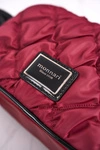 Damska Torebka Listonoszka MONNARI BAG4010-005 Pikowana Burgundowa