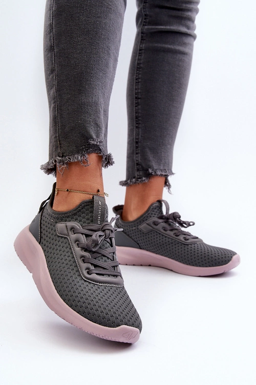 Buty Sportowe Sneakersy Damskie 4F 4FRSS24FLOWF055 Ciemnoszare