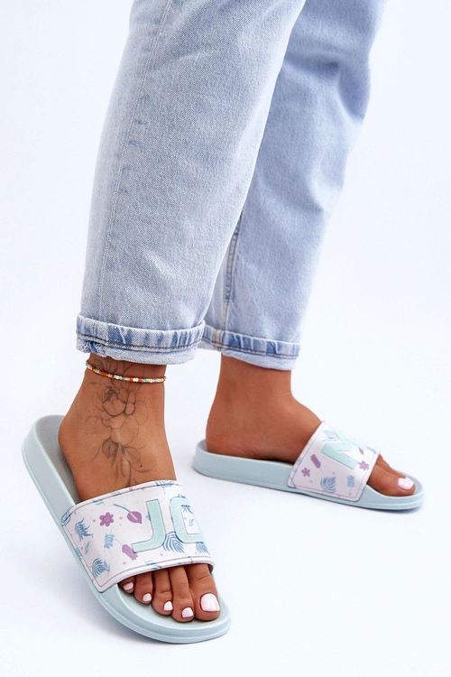 Klasyczne Damskie Klapki Jasnozielone Jomix