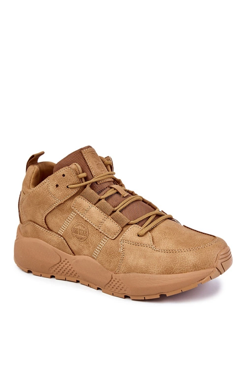 Męskie Sneakersy Buty Sportowe Big Star KK174248 Camel