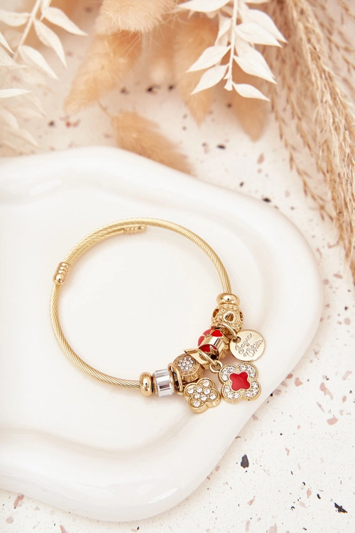 Bransoletka z Zawieszkami Charms Złota