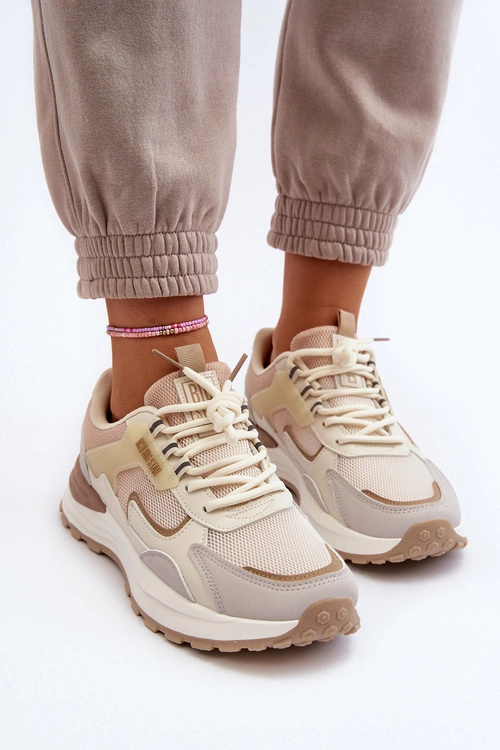 Sneakersy Damskie Big Star NN274A098 Beżowe