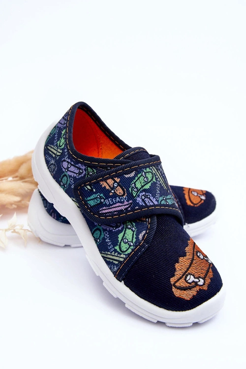 Chłopięce Papcie Befado 974X503 Granatowe