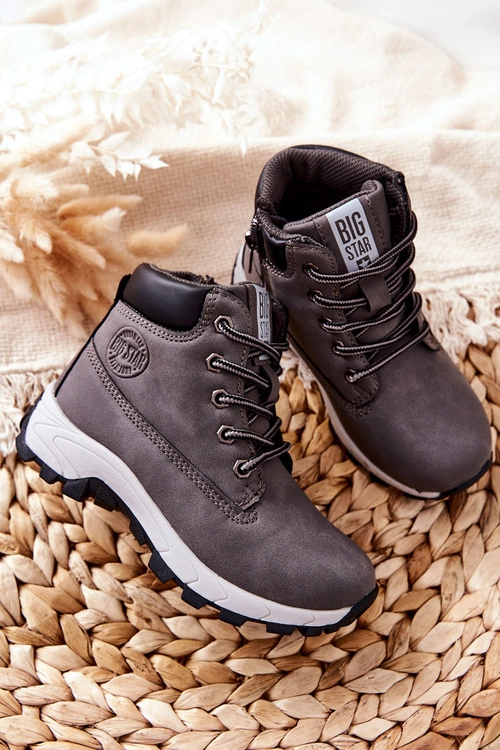 Dziecięce Buty Trekkingowe Big Star II374102 Szary