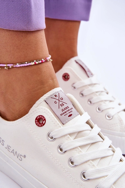 Damskie Trampki Cross Jeans LL2R4067 Białe