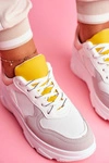 Sportowe Damskie Buty Różowo Białe Fresno