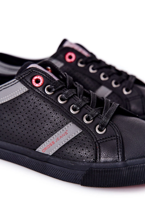 Męskie Trampki Cross Jeans II1R4004C Czarne