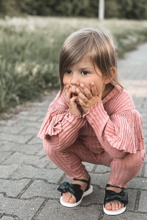 Dziecięce Sandały Z Kokardą Czarne Abbie