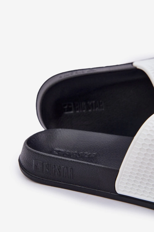 Męskie Klapki Big Star JJ174506 Białe