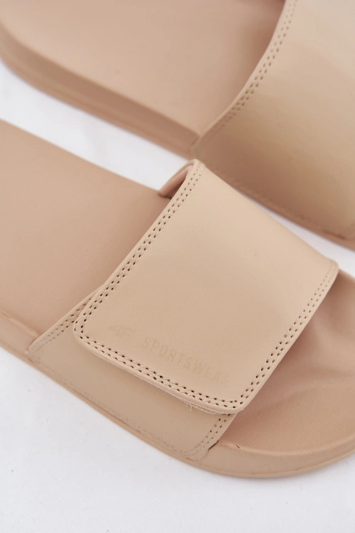 Damskie Klapki 4FMM00FFLIF031A-83S Beżowe