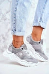 Damskie Sportowe Buty Sneakersy Big Star GG274211 Szare