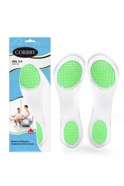 Corbby GEL 3/4 Damskie Żelowe Wkładki Profilaktyczne