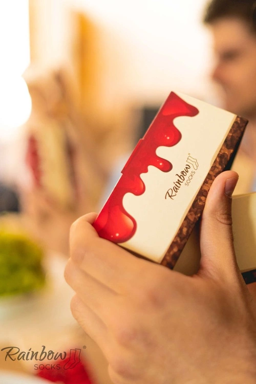 Skarpetki Rainbow Socks Sernik Nowojorski Z Wiśnią 1 Para