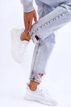 Damskie Wsuwane Buty Sportowe Sneakersy Białe Rosett
