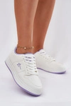 Sneakersy Damskie Big Star RR274A245 HI-POLY SYSTEM Biało-Fioletowe