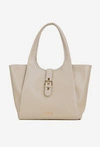Torebka Shopperka Z Klamrą NOBO BAG6010-015 Jasnobeżowa