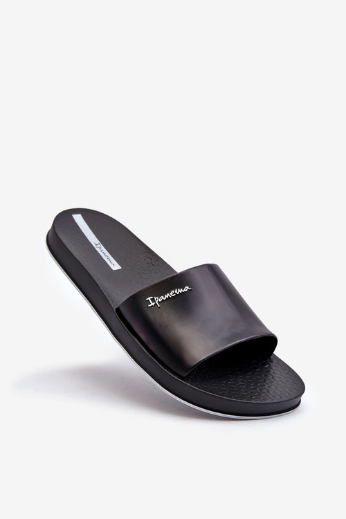 Męskie Gumowe Klapki 82832 Ipanema Slide Unisex Czarne