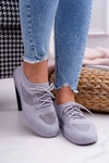 Damskie Sportowe Buty Szare Jenny