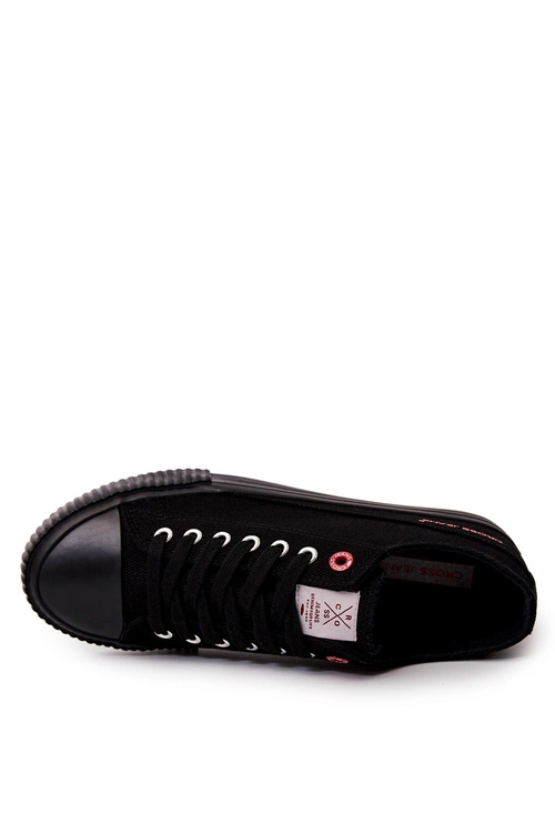 Klasyczne Męskie Trampki Cross Jeans JJ1R4032C Czarne