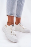 Trampki Damskie Na Platformie Lee Cooper LCW-24-44-2462L Białe